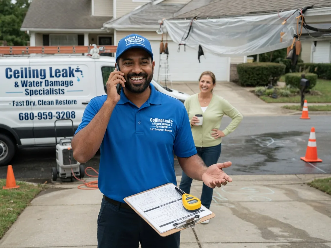 Ceiling Leak Cleanup Pembroke, GA FAQs